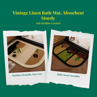Vintage Non-Slip Absorbent Bathroom Rug
Quick-Dry Floor Mat