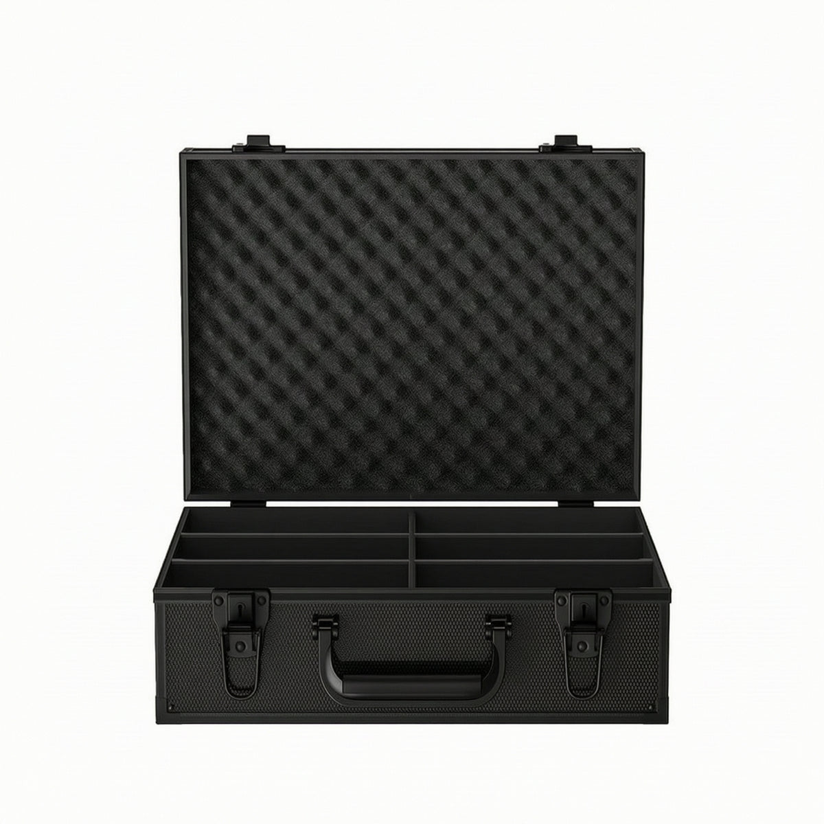 Trading Card Storage Case with Handle Multi-Compartment Graded Card Case Aluminum for Collectors, Trading Cards