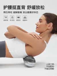 EVA实心六头柱肌肉放松脊柱按摩筋膜瑜伽柱健身初学者按摩滚轴