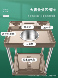 棋牌室麻将机茶几麻将桌旁小茶机茶水架放水杯塑料茶台茶吧机小桌