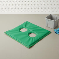 Safe Play Double Hole Foam Mat Long-Lasting Rainbow Hole Mat Cushioned Space Saving for Kindergarten