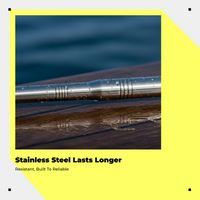 Telescopic Stainless Steel Hook Pole, Adjustable