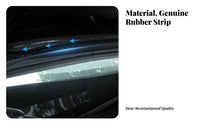 Black Hood Water Strip ABS Front Hood Water Strip Smooth Car Part Molded
