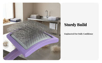 Ergonomic Flat Slicker Brush