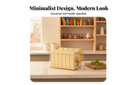 Clear container with Handles adaptable Organizer container sturdy Construction