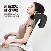 Memory Foam Nap Pillow for Cervical Spine Protection, with Cover, for Office and Home