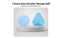 2 Pieces TPR Massage Ball Pair Soft Spiky Massage Ball
