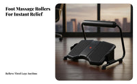Adjustable Desk-Mounted Footrest Anti-Slip Design Triple-Position Adjustable Footrest Rocking Motion Padded Leg Rest