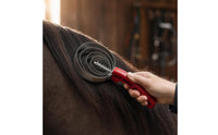 5 Pieces Horse Grooming Kit with Sweat Fine-Toothed Horse Comb Set with Hair Bands Metal for Riders, Barn, Stable