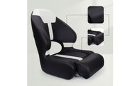 Boat Seat with Leg Support Breathable High Back Boat Seat Foldable for Boaters