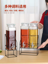 Glass Beverage Dispenser with Spigot for Commercial Use