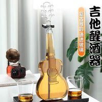 1kg Whiskey Decanter Guitar-Shaped Glass Bottle