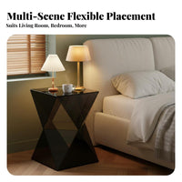 Clear curved designd Table For Small rooms Household Furniture polished Edges
