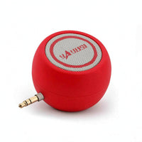 Speaker with 3.5 Mm Plug Mini Portable Phone Speaker Audio Device Compact Small for Travelers, Travel, Desk
