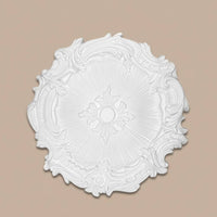 Light Fixture Medallion PU Material Ornate Ceiling Rosette Easy Install