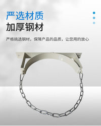 Wall-Mounted Gas Cylinder Bracket for Laboratory, High Pressure, Commercial Use