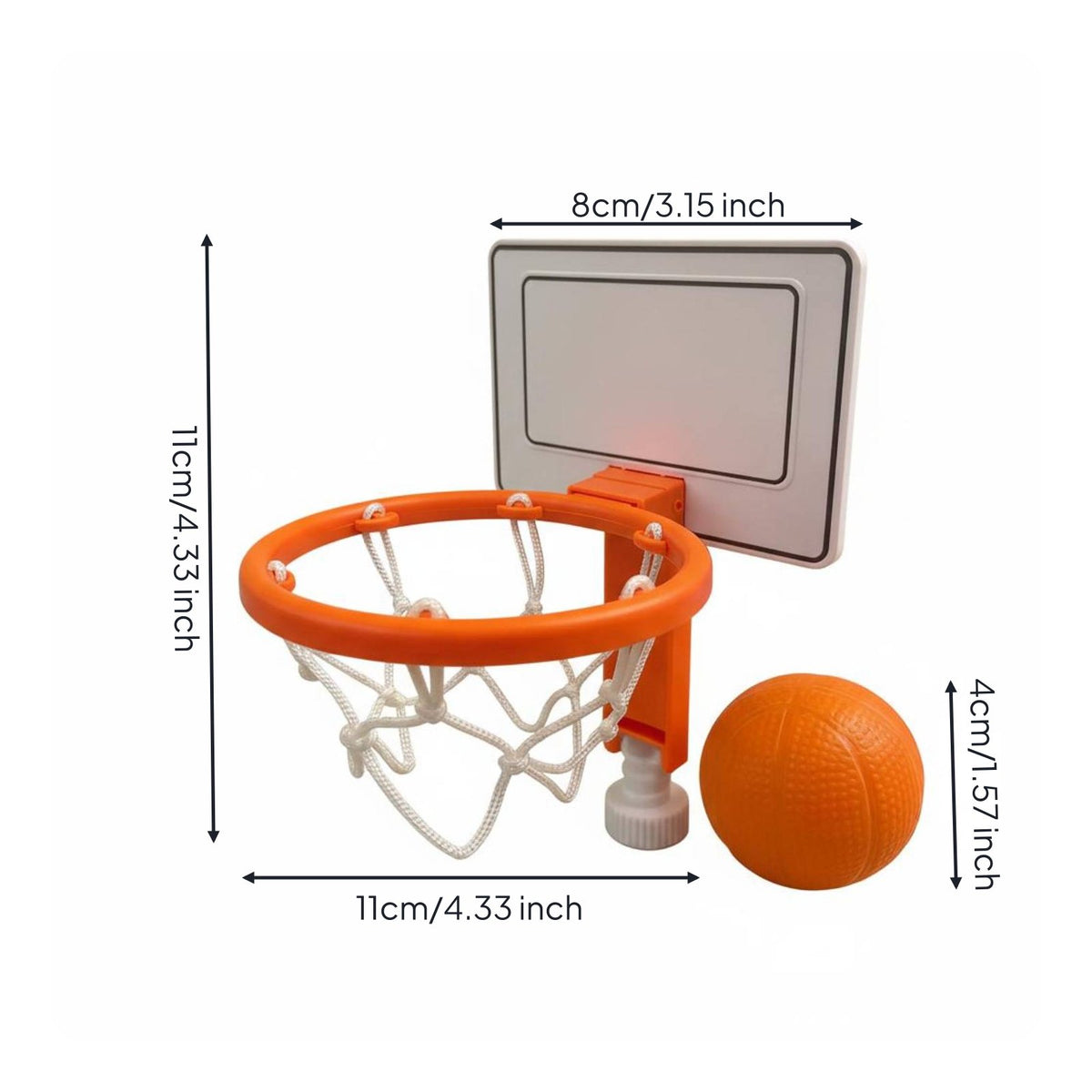 Mini Desktop Basketball Hoop Creative Design Desktop Basketball Game Easy to Install Mini Desk Hoop for Kids