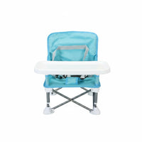 Removable Tray Baby Camping Chair Easy to Clean Baby Beach Chair Safety Strap Portable Infant Seat for Babies, Toddlers, Picnic