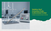 Exhaust Gas Analyzer Probe, Stainless Steel emission gas emission gasllection Probe, Gas Analysis, Vehicle Emissions Testing, Automotive Diagnostics, Extended Handle
