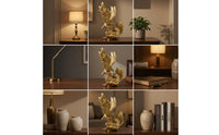 Eagle Figurine Resin Eagle Statue Sculpted for Living Room