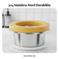Stainless Steel Toilet Flange Leak-Proof Anti-Odor Toilet Drain Seal
