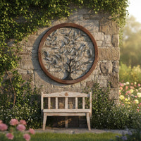 Branch Wall Art Antique Look Metal Tree Wall Decor Gift Idea for Garden, Patio