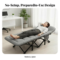 Folding Rollaway Bed Foldable Design Single Cot Multi-Purpose for Home, Hospital