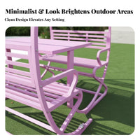 Instagrammable Heart-Shaped Double Chair Minimalist and design Photo prop Loveseat seat seat for Photographers, event Planners, location Owners, Scenic locations, Gardens, Resorts