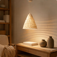 Crochet Lamp Shade Long-Lasting Rope Lampshade Handmade for Bedroom