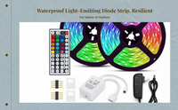 Waterproof RGB 5050 LED Strip, App Control