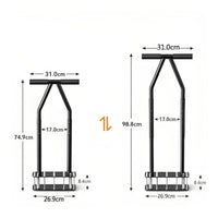 Manual Lawn Aerator Self-Cleaning Manual Prong Aerator Rust-Resistant Lawn Corer Tool for Gardeners