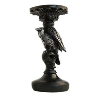 Tabletop Candlestick Stable Candlestick with Candle Plate Artistic for Halloween