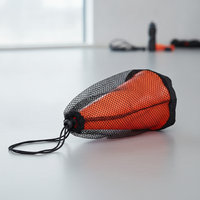 Agility Disc Cone Mesh Bag, Drawstring Storage Pouch for Soccer Training Equipment