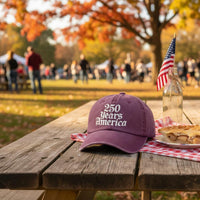 Distressed Finish USA 250th Anniversary Hat Adjustable 1776-2026 Commemorative Hat Breathable American Anniversary Baseball Cap for Patriots