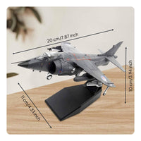 1/72 Scale Harrier Jet Model Includes Landing Gear Diecast Airplane