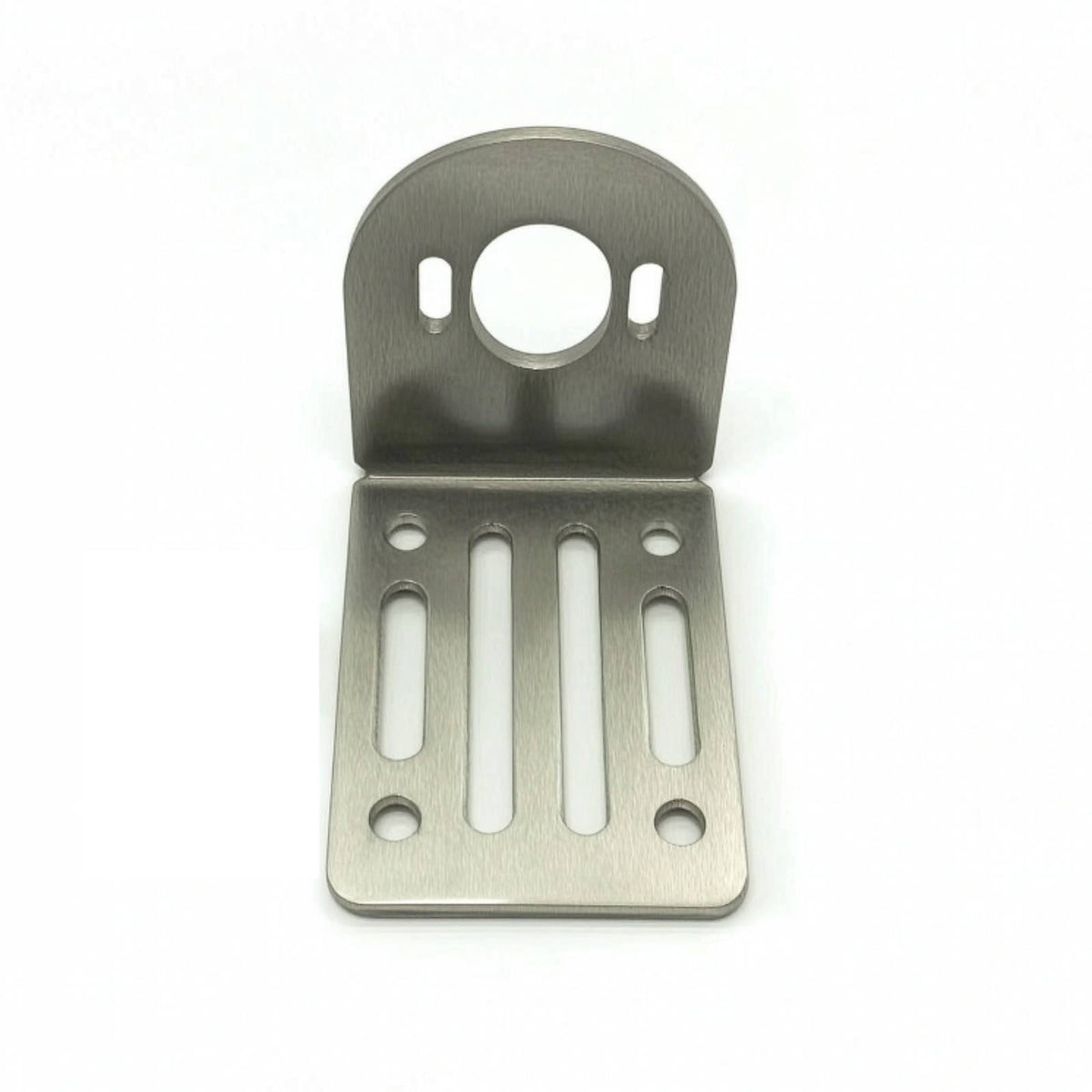 Stainless Steel Motor Mounting Bracket with Screws Adjustable L-Shaped Bracket with Screws Slotted Easy to Install for Hobbyists, Makers, RC Boats, Model Building, Workshops