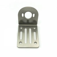 Stainless Steel Motor Mounting Bracket with Screws Adjustable L-Shaped Bracket with Screws Slotted Easy to Install for Hobbyists, Makers, RC Boats, Model Building, Workshops