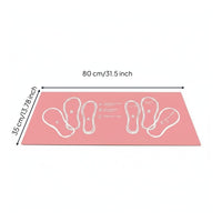 Squat Stance Mat Rubber Backing Fitness Gear Low-Height