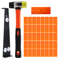 Wood Flooring Installation Tool Kit with Rubber Mallet and Pry Bar