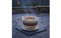 Retro Pottery Ember Brazier Multi-Functional Chinese Clay Brazier Multifunctional Earthenware for Indoor, Outdoor, Camping