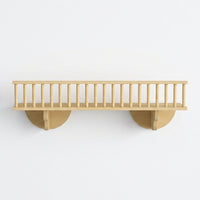 Cat Climbing Frame Wall Mounted Solid Wood Perch and Bed, Space Saving Playground for Indoor Cats