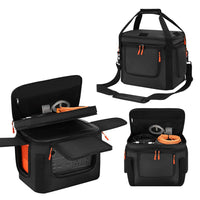 Portable Power Supply Storage Case with Adjustable Shoulder Strap, Padded Pocket, Side Zipper, External Generator Cover Storage Bag
