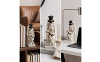 Funny Skeleton on Toilet | Gothic, Toilet Skeleton Figurine, for washroom