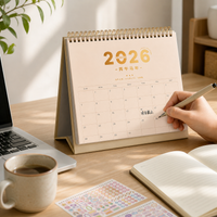 Kabaxiong 2026 Year of the Horse Desk Calendar, Simple Office Planner and Monthly Organizer