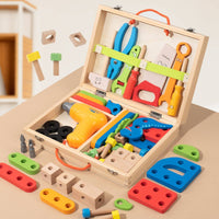 Wooden Toy Hands Multifunctional Playset for Preschoolers