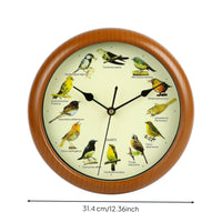 Hourly Chime Bird Clock Accurate Quartz Movement for Living Room, Classroom