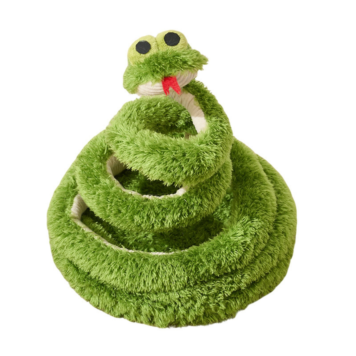 Snake Cat Toy Soft-Textured Spring Cat Toy Fuzzy Springy for Cats