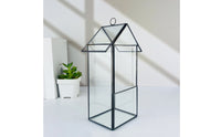 Glass House Terrarium Hanging Glass Terrarium Clear for Windowsill, Shelf