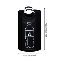 Bottle Recycling Bag Freestanding Recycling Bag Portable Bottle Collection Container for Apartment
