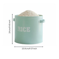 Moisture-Proof Large Capacity Rice Container Multi-Purpose Rice Storage Bin Long-Lasting for Pantry, Laundry Room